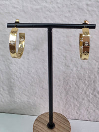 Toscana Gold Hoop Earrings