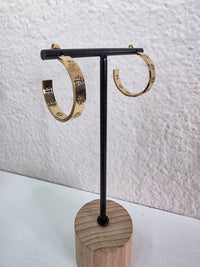 Toscana Gold Hoop Earrings